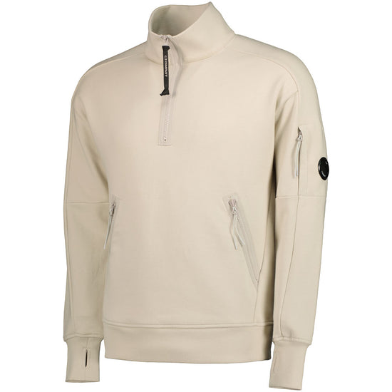Quarter Zip Lens Fleece Sweatshirt - Casual Basement