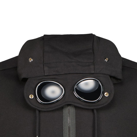 Zip Up Hooded Goggle Sweatshirt - Casual Basement