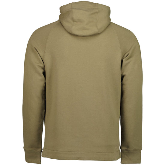 Quarter Zip Patch Logo Hoodie - Casual Basement