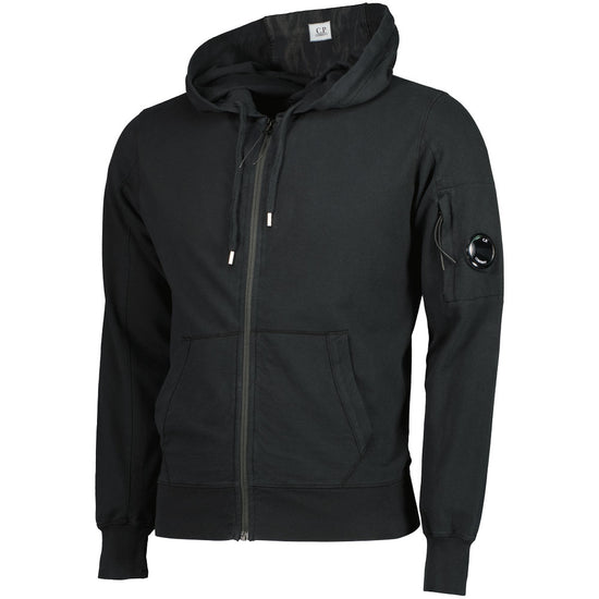 Light Fleece Lens Zip Hoodie - Casual Basement