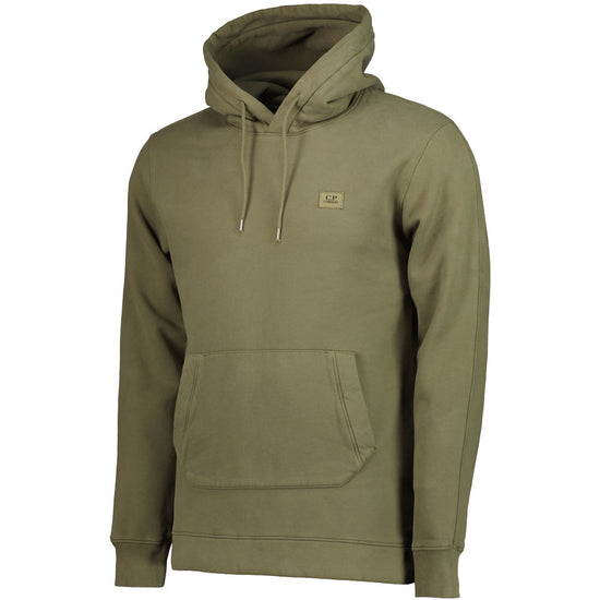 Pullover Logo Patch Hoodie - Casual Basement