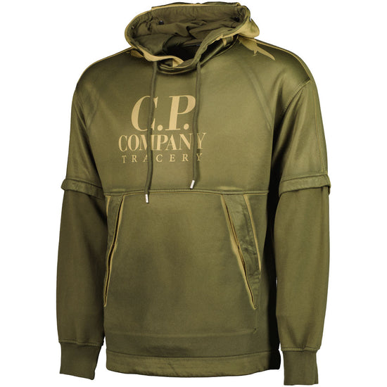 Cotton/Poly Fleece Tracery Logo Goggle Hoodie - Casual Basement