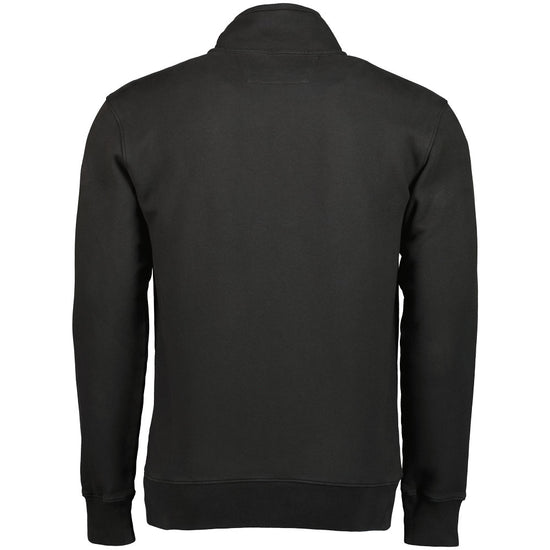 Logo Patch Quarter Button Sweatshirt - Casual Basement