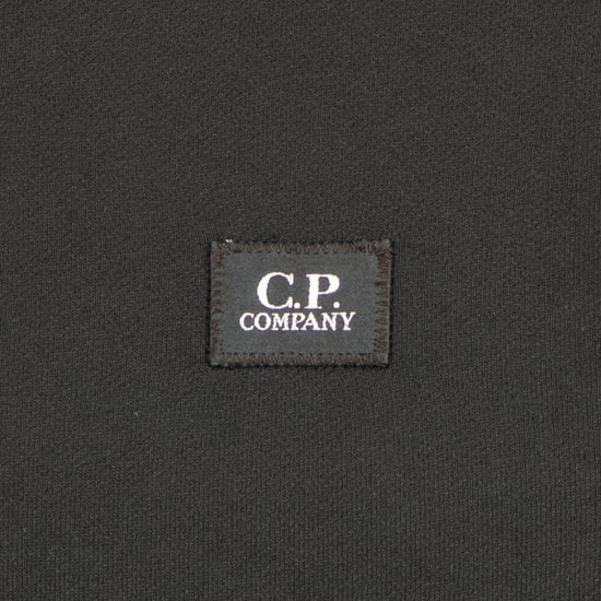 Logo Patch Quarter Button Sweatshirt - Casual Basement