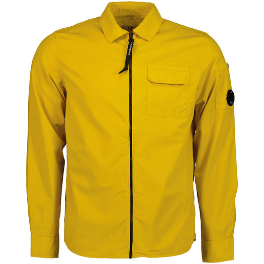 Junior Gabardine Lens Zip Overshirt - Casual Basement