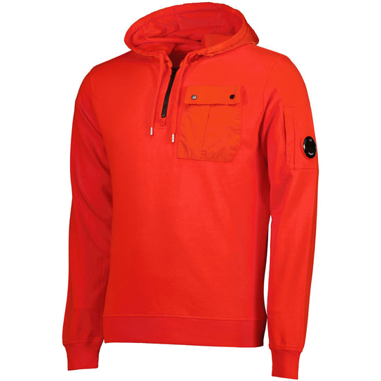 Junior Mixed Quarter Zip Lens Hoodie - Casual Basement