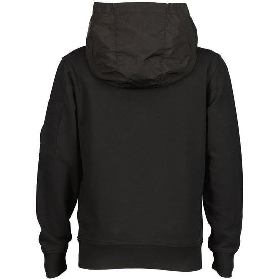 Junior Mixed Quarter Zip Lens Hoodie - Casual Basement