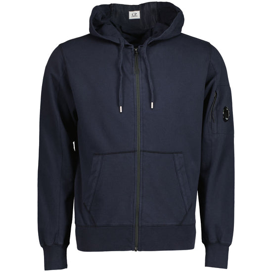 Light Fleece Lens Zip Hoodie - Casual Basement
