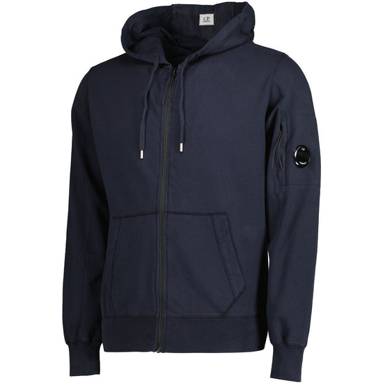 Light Fleece Lens Zip Hoodie - Casual Basement
