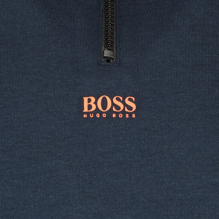 Hugo Boss Printed Logo Quarter Zip - Casual Basement