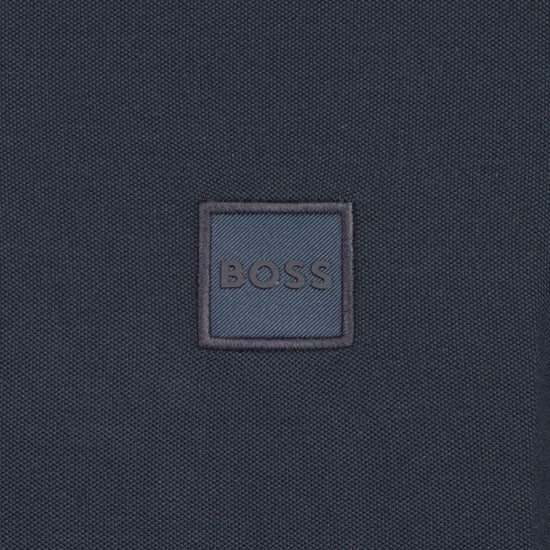 Long Sleeve Logo Patch Polo - Casual Basement