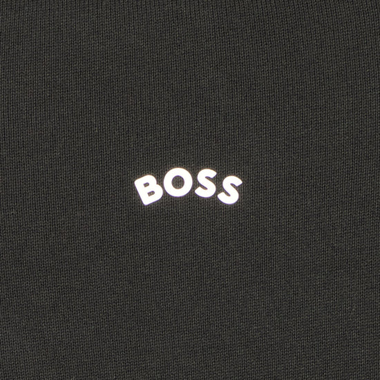 Quarter Zip Embossed Logo Knit - Casual Basement