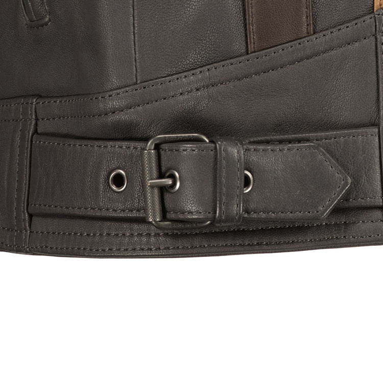 Stoneham Tricolour Leather Jacket - Casual Basement