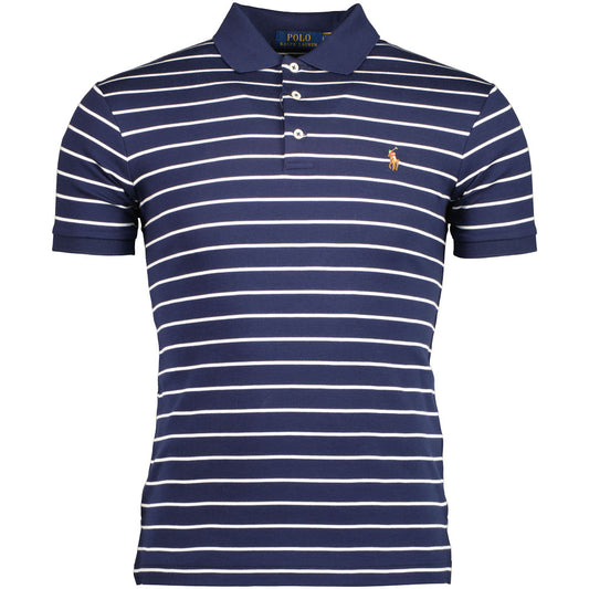 Classic Striped Logo Polo Shirt - Casual Basement