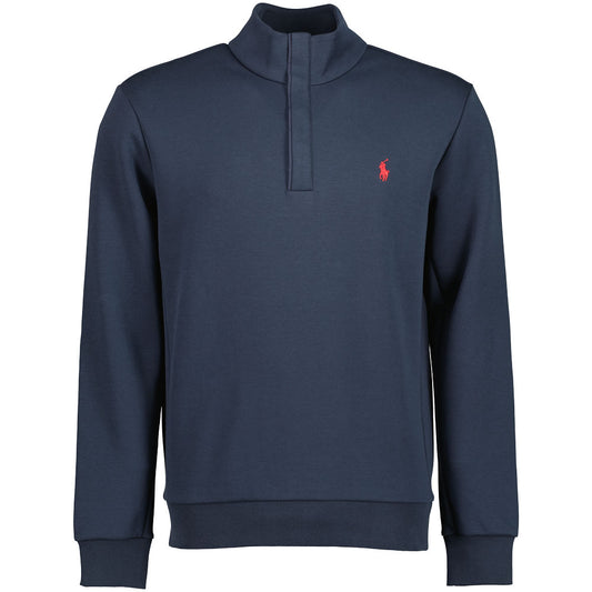 Quarter Zip Embroidered Logo Sweat - Casual Basement