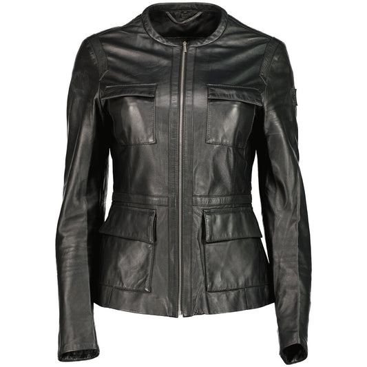 Ladies Brimms 2.0 Leather Jacket - Casual Basement