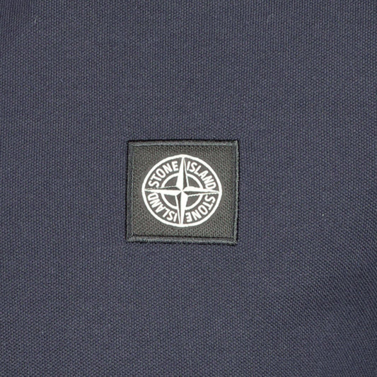 Stone Island Patch Logo Polo Shirt - Casual Basement