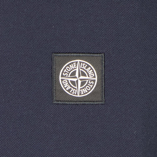 Stone Island Long Sleeve Logo Patch Polo - Casual Basement