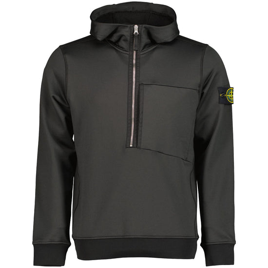 S.I. Half-Zip Hooded Sweatshirt - Casual Basement