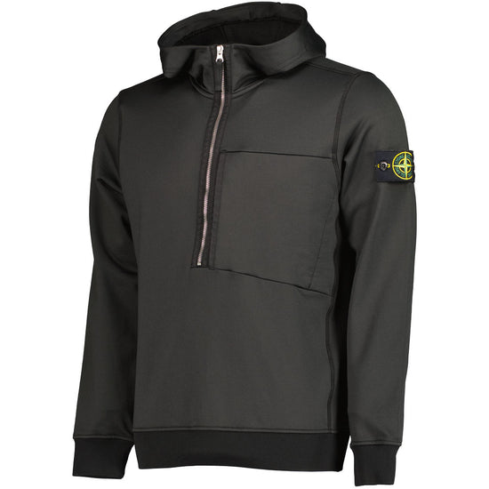 S.I. Half-Zip Hooded Sweatshirt - Casual Basement