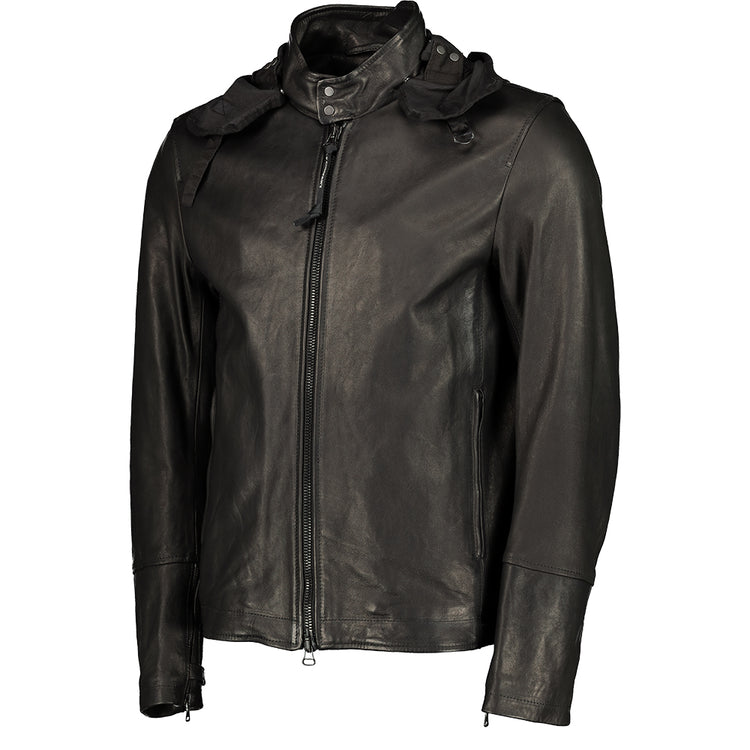 Leather Goggle Jacket - Casual Basement
