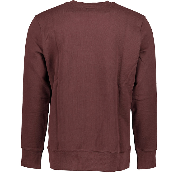 Diagonal Fleece Logo Sweatshirt - Casual Basement