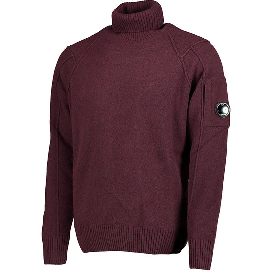 C.P. Lambswool Turtle Neck Lens Knit - Casual Basement