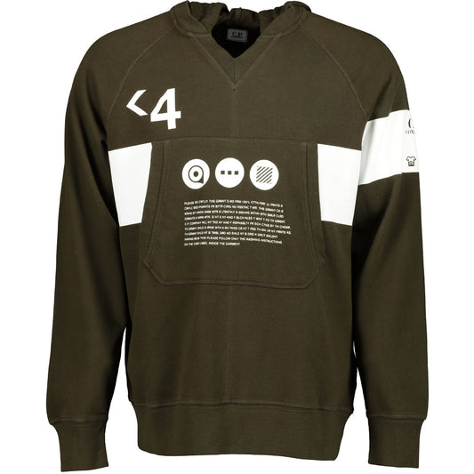 C.P. Hooded Text Print Sweatshirt - Casual Basement