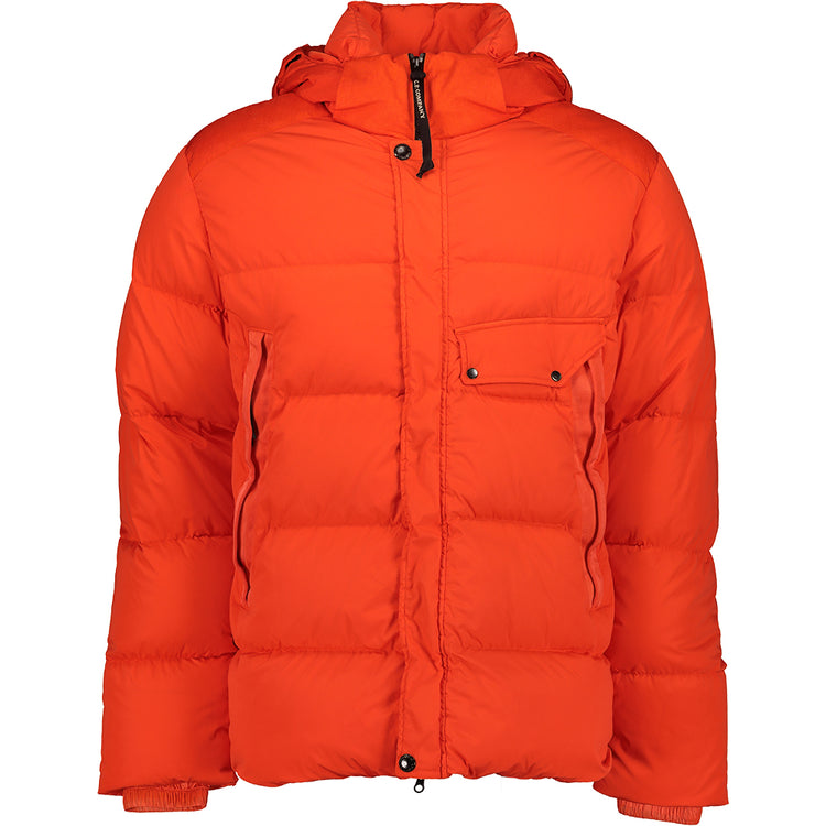 C.P. Company | Nycra Down Goggle Jacket - Flame Orange