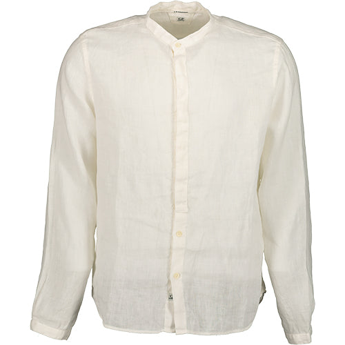 C.P. Company Long Sleeve Linen Shirt - Casual Basement