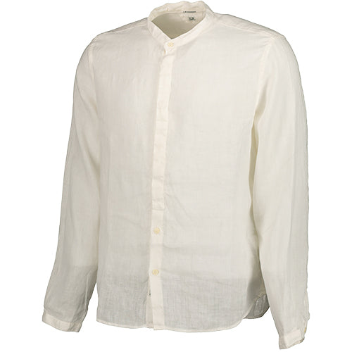 C.P. Company Long Sleeve Linen Shirt - Casual Basement