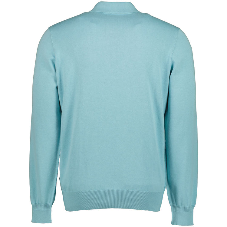 Knitted Long Sleeve Polo - Casual Basement