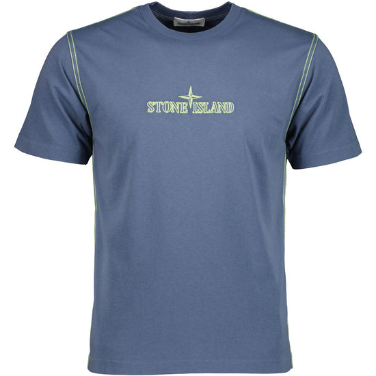 Junior Overlocked Seam Embroidered Logo T-Shirt - Casual Basement