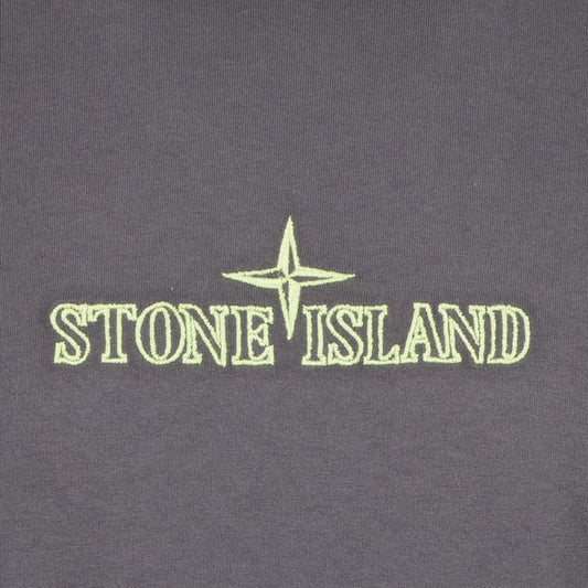Junior Overlocked Seam Embroidered Logo T-Shirt - Casual Basement