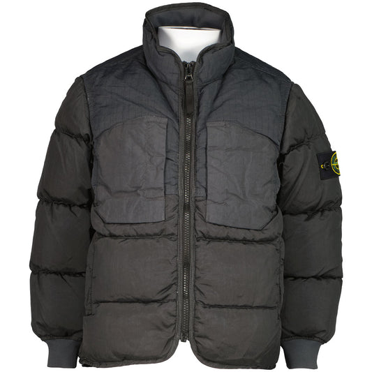 Junior Nylon Metal Down Jacket - Casual Basement