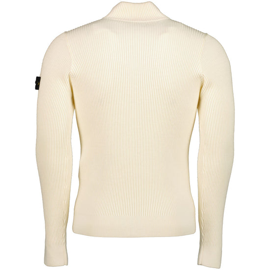 Junior Zip Up Ribbed Knit - Casual Basement