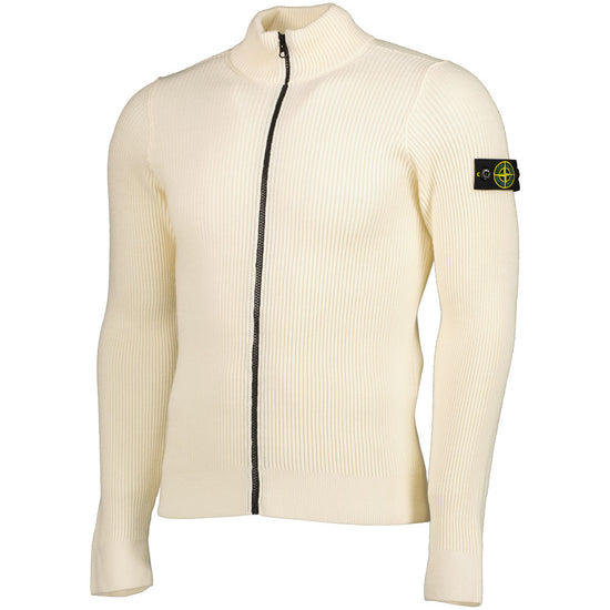 Junior Zip Up Ribbed Knit - Casual Basement