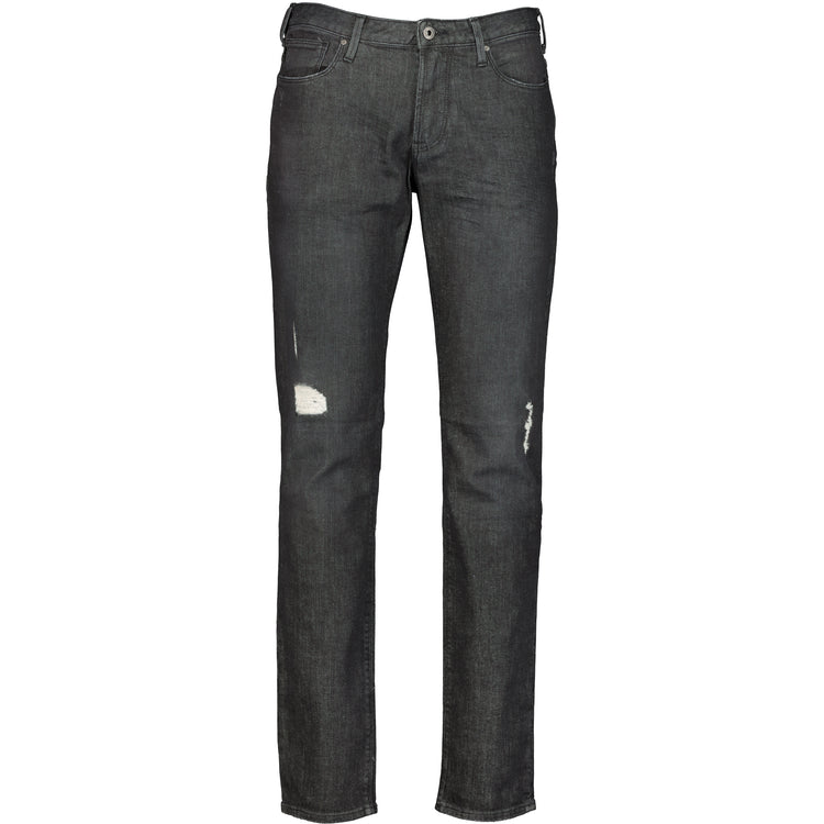 'J06' Distressed Slim Fit Jeans - Casual Basement