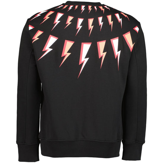 Neil Barrett Fair Isle Comic Bolts Sweatshirt - Casual Basement