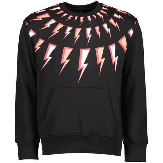 Neil Barrett Fair Isle Comic Bolts Sweatshirt - Casual Basement