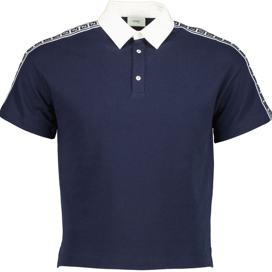 Fendi Kids Logo Tape Polo Shirt - Casual Basement