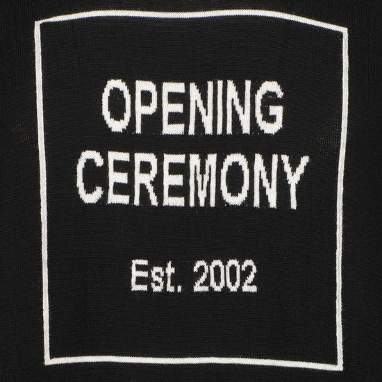 Opening Ceremony Box Logo Hooded Knit - Casual Basement