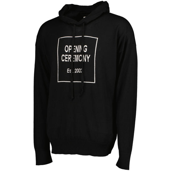 Opening Ceremony Box Logo Hooded Knit - Casual Basement