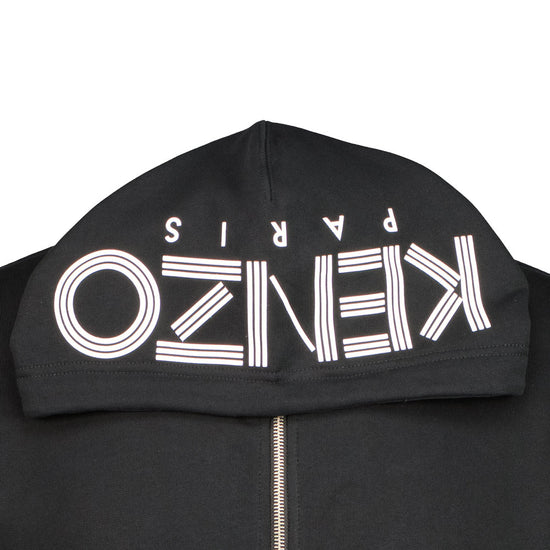 Zip Up Hooded Logo Sweatshirt - Casual Basement