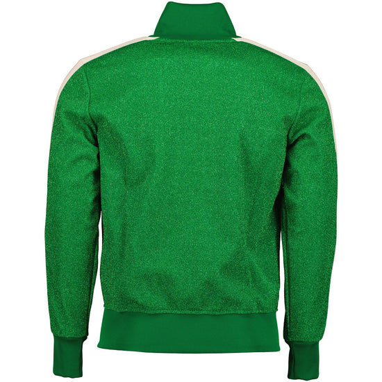 Lurex Logo Print Track Jacket - Casual Basement