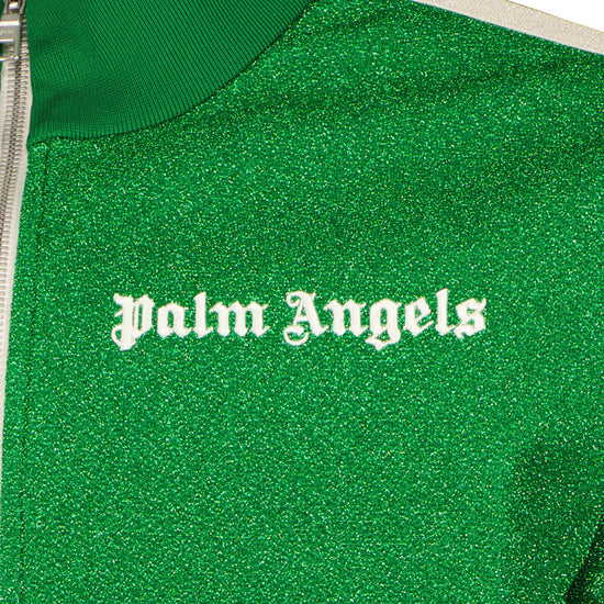 Lurex Logo Print Track Jacket - Casual Basement