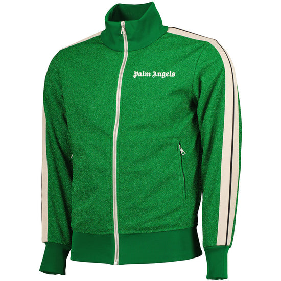 Lurex Logo Print Track Jacket - Casual Basement