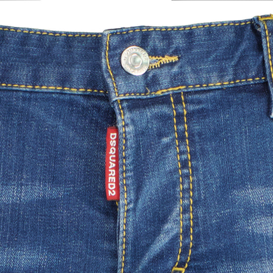 Distressed Denim Slim Jeans - Casual Basement