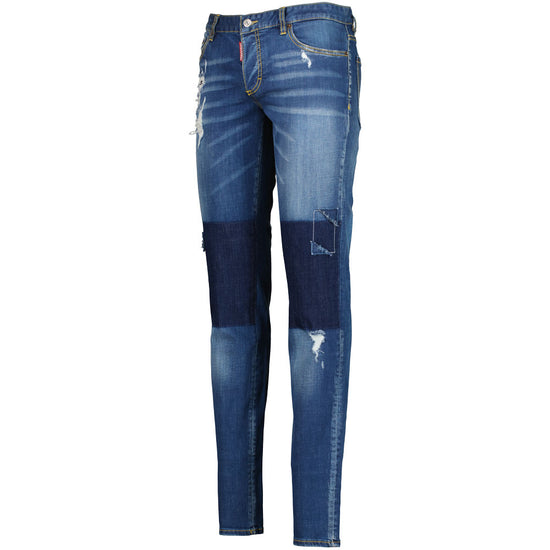 Distressed Denim Slim Jeans - Casual Basement
