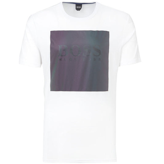 Hugo Boss Iridescent Logo Patch T-Shirt - Casual Basement